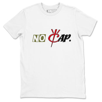 1s Travis Scott Medium Olive shirts to match jordans No Cap sneaker match tees Air Jordan 1 Travis Scott Medium Olive match shoes to clothes SNRT Sneaker Tees unisex cotton White 2 shirts