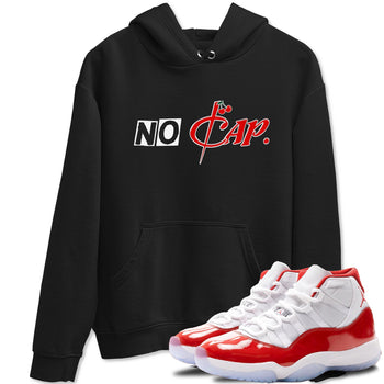 11s Cherry shirts to match jordans No Cap sneaker match tees Air Jordan 11 Retro Cherry match shoes to clothes SNRT Sneaker Tees unisex cotton Black 1 shirts