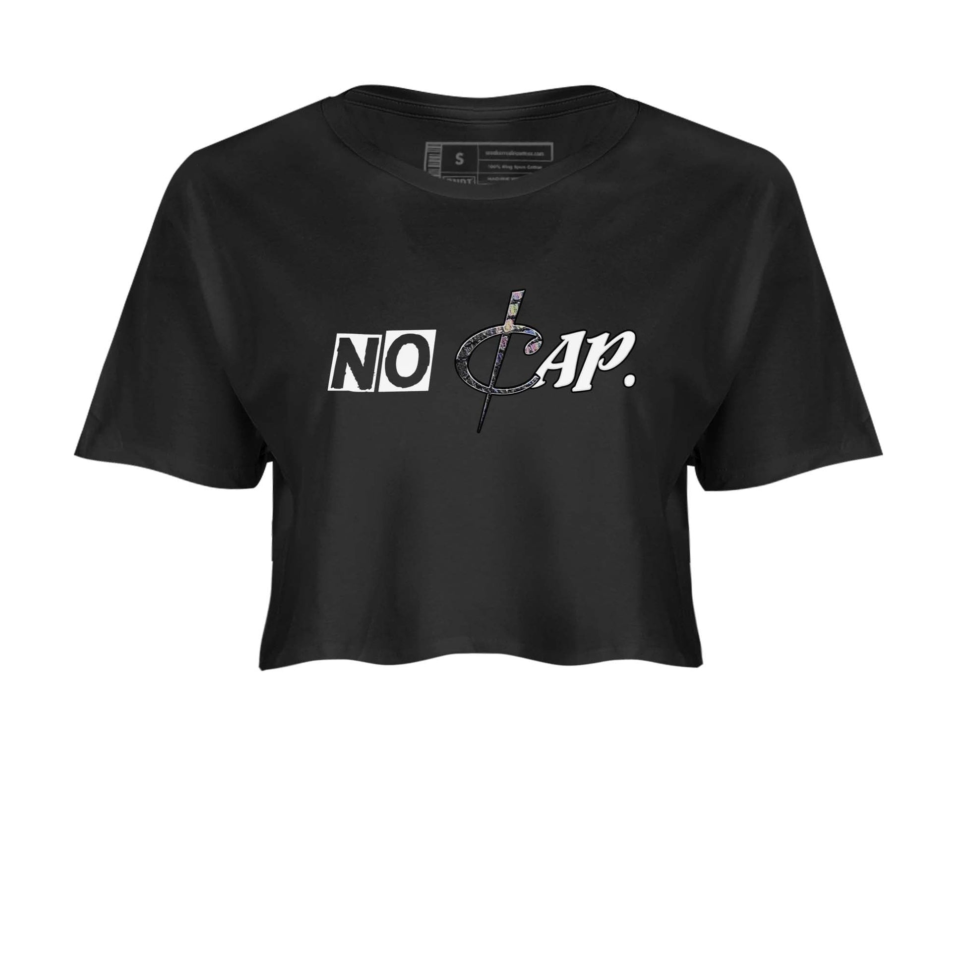 11s Year Of The Snake shirts to match jordans  No Cap shirts to match jordans Air Jordan 11 Retro Low Year Of The Snake match shoes to clothes SNRT Sneaker Tees unisex cotton Black 2 crop tee
