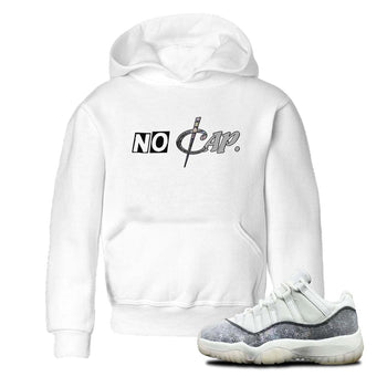 11s Year Of The Snake shirts to match jordans  No Cap shirts to match jordans Air Jordan 11 Retro Low Year Of The Snake match shoes to clothes SNRT Sneaker Tees Youth Baby White 1 tee