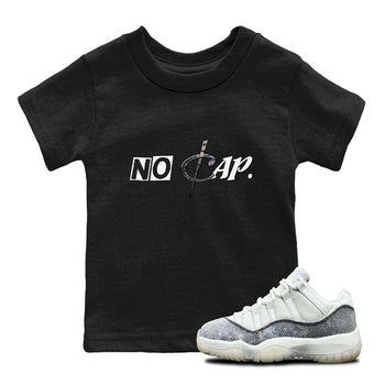 11s Year Of The Snake shirts to match jordans  No Cap shirts to match jordans Air Jordan 11 Retro Low Year Of The Snake match shoes to clothes SNRT Sneaker Tees Youth Baby Black 1 tee