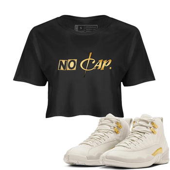 12s Phantom shirts to match jordans No Cap sneaker match tees Air Jordan 12 WMNS Phantom match shoes to clothes SNRT Sneaker Tees unisex cotton Black 1 crop tee