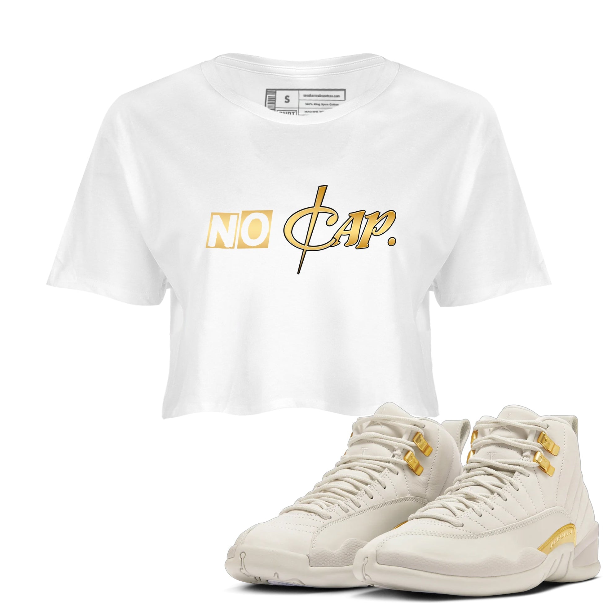 12s Phantom shirts to match jordans No Cap sneaker match tees Air Jordan 12 WMNS Phantom match shoes to clothes SNRT Sneaker Tees unisex cotton White 1 crop tee