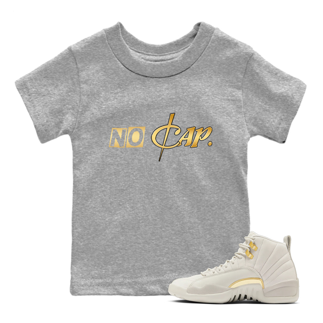 12s Phantom shirts to match jordans No Cap sneaker match tees Air Jordan 12 WMNS Phantom match shoes to clothes SNRT Sneaker Tees Youth Baby Heather Grey 1 tee