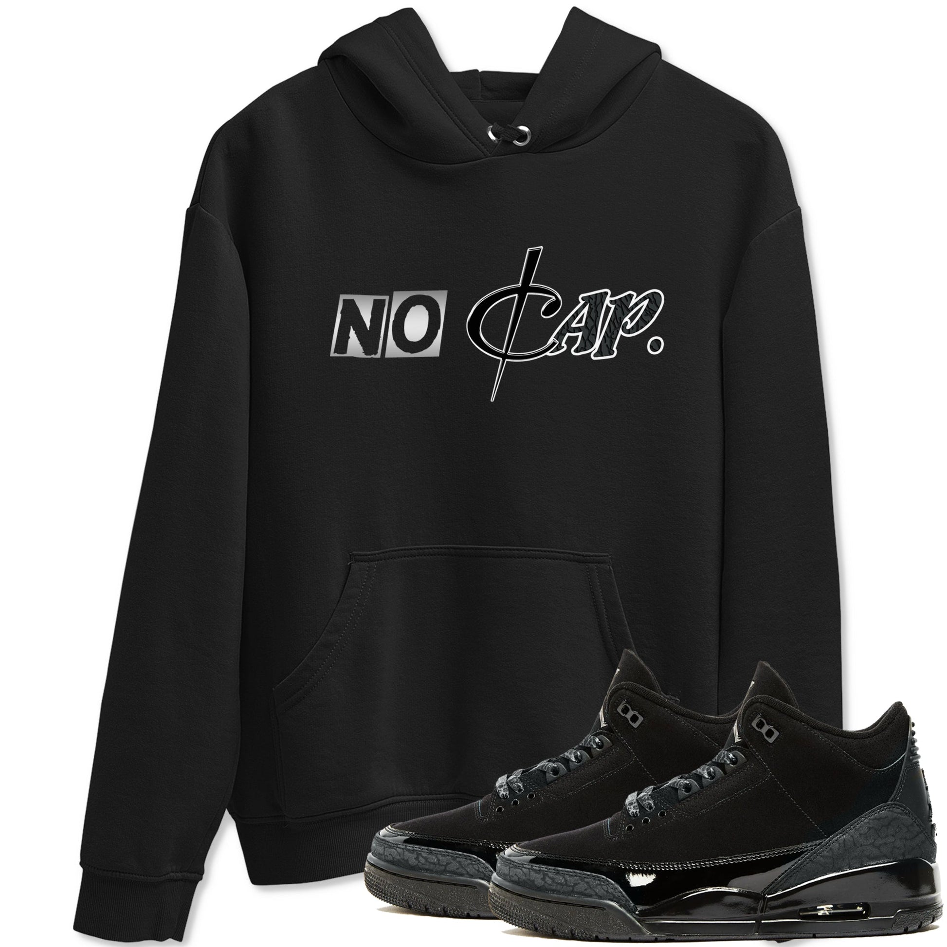 3s Black Cat shirts to match jordans No Cap sneaker match tees Air Jordan 3 Retro Black Cat match shoes to clothes SNRT Sneaker Tees unisex cotton Black 1 shirts