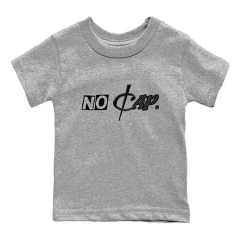 3s Black Cat shirts to match jordans No Cap sneaker match tees Air Jordan 3 Retro Black Cat match shoes to clothes SNRT Sneaker Tees Youth Baby Heather Grey 2 tee