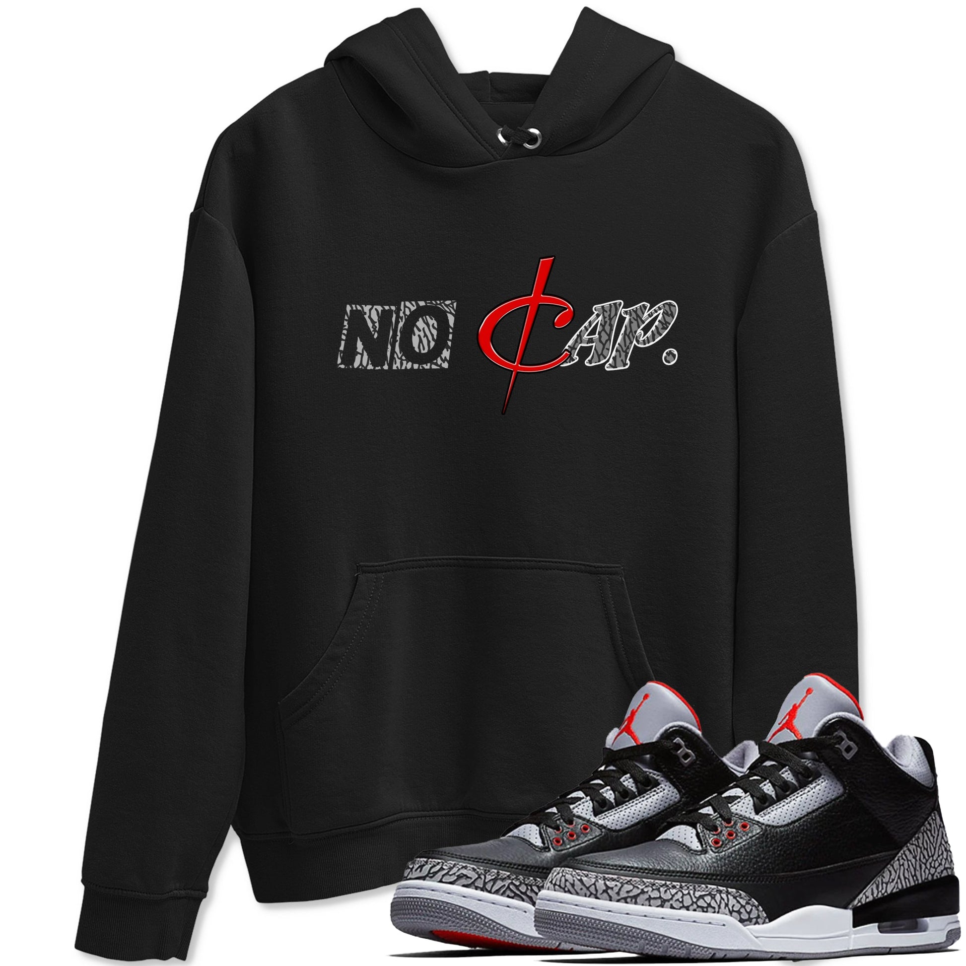 3s Black Cement shirts to match jordans No Cap sneaker match tees Air Jordan 3 Black Cement match shoes to clothes SNRT Sneaker Tees unisex cotton Black 1 shirts