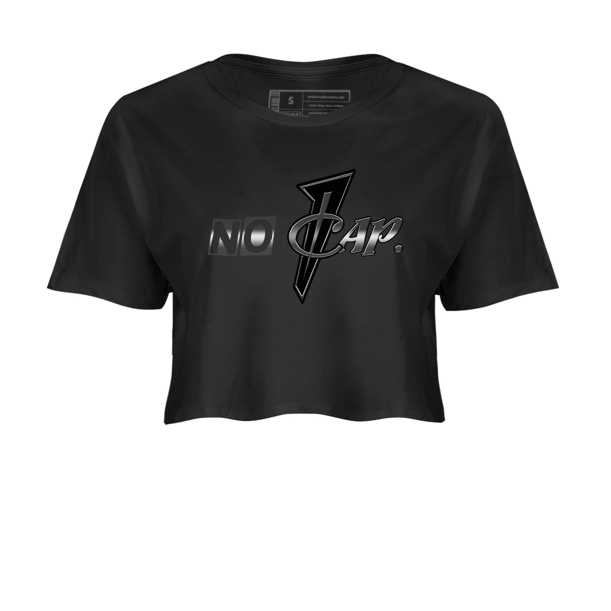 4s Black Cat shirts to match jordans No Cap sneaker match tees Air Jordan 4 Black Cat match shoes to clothes SNRT Sneaker Tees unisex cotton Black 2 crop tee