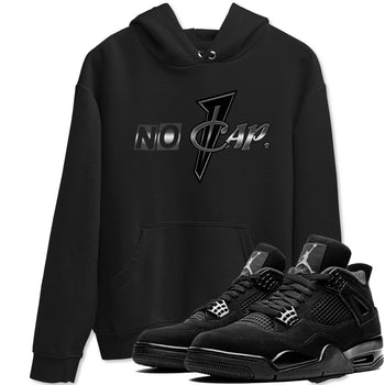 4s Black Cat shirts to match jordans No Cap sneaker match tees Air Jordan 4 Black Cat match shoes to clothes SNRT Sneaker Tees unisex cotton Black 1 shirts