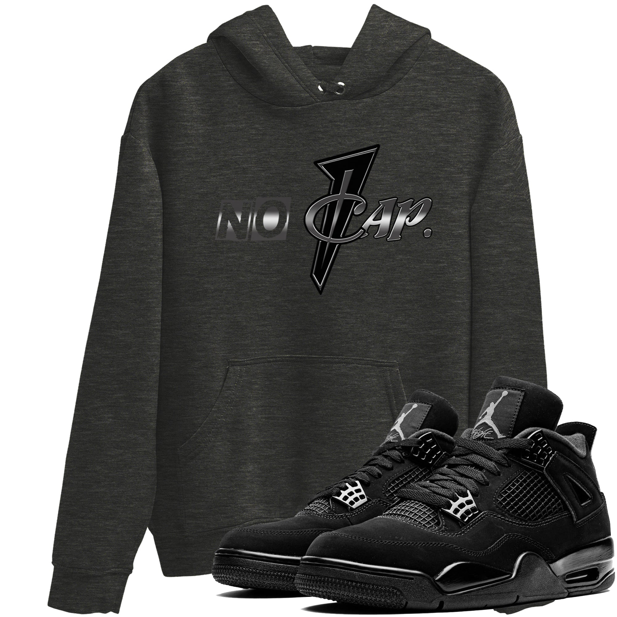 4s Black Cat shirts to match jordans No Cap sneaker match tees Air Jordan 4 Black Cat match shoes to clothes SNRT Sneaker Tees unisex cotton Charcoal Heather 1 shirts