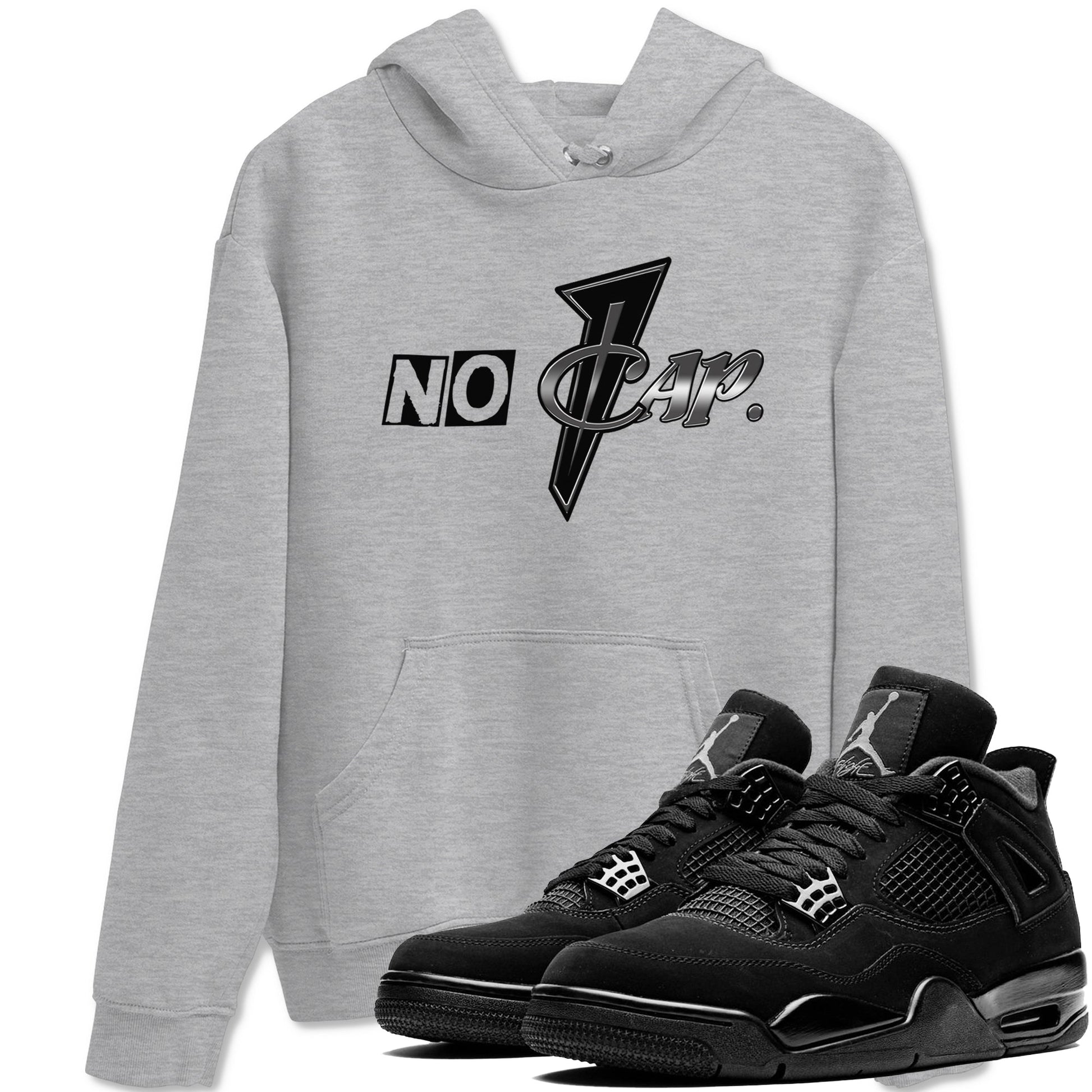 4s Black Cat shirts to match jordans No Cap sneaker match tees Air Jordan 4 Black Cat match shoes to clothes SNRT Sneaker Tees unisex cotton Heather Grey 1 shirts