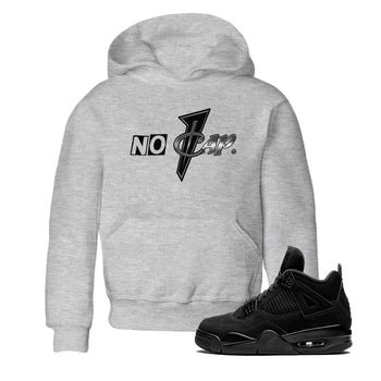 4s Black Cat shirts to match jordans No Cap sneaker match tees Air Jordan 4 Black Cat match shoes to clothes SNRT Sneaker Tees Youth Baby Heather Grey 1 tee