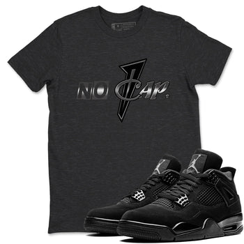 4s Black Cat shirts to match jordans No Cap sneaker match tees Air Jordan 4 Black Cat match shoes to clothes SNRT Sneaker Tees unisex cotton Charcoal Heather 1 shirts