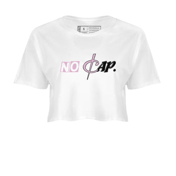 4s Retro Orchid shirts to match jordans No Cap sneaker match tees Air Jordan 4 WMNS Orchid match shoes to clothes SNRT Sneaker Tees unisex cotton White 2 crop tee
