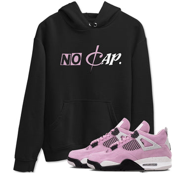 4s Retro Orchid shirts to match jordans No Cap sneaker match tees Air Jordan 4 WMNS Orchid match shoes to clothes SNRT Sneaker Tees unisex cotton Black 1 shirts