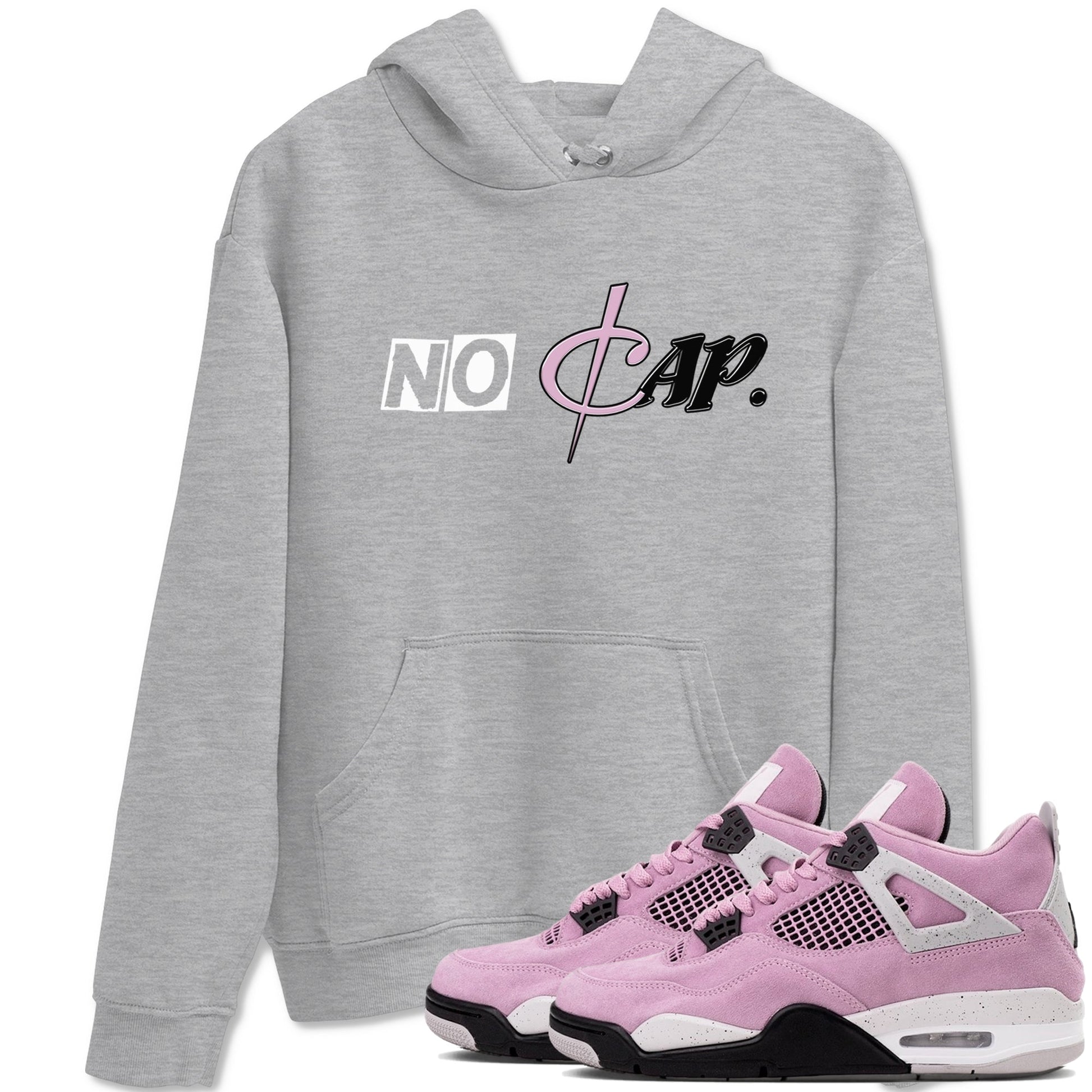 4s Retro Orchid shirts to match jordans No Cap sneaker match tees Air Jordan 4 WMNS Orchid match shoes to clothes SNRT Sneaker Tees unisex cotton Heather Grey 1 shirts