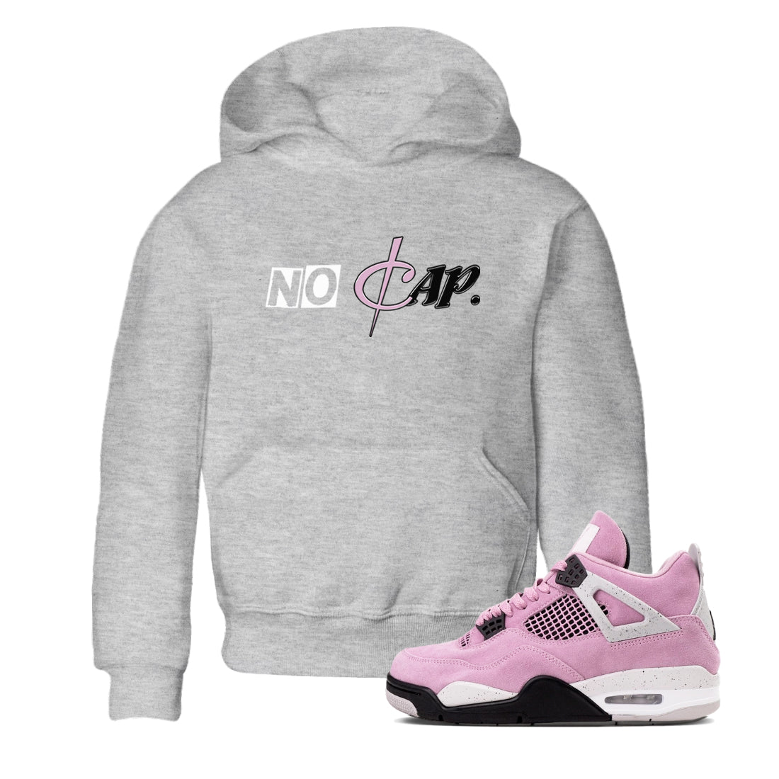 4s Retro Orchid shirts to match jordans No Cap sneaker match tees Air Jordan 4 WMNS Orchid match shoes to clothes SNRT Sneaker Tees Youth Baby Heather Grey 1 tee