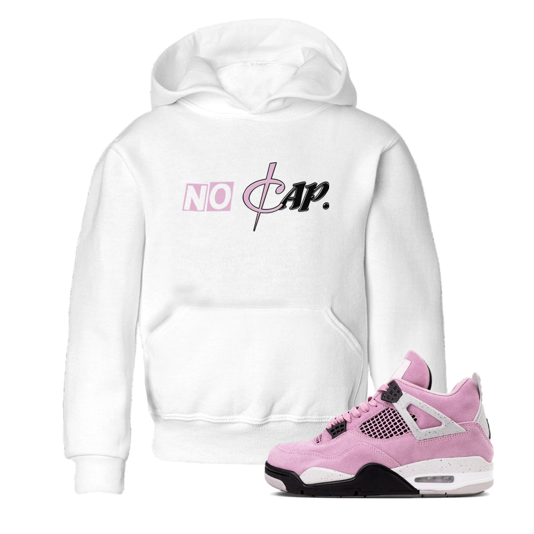 4s Retro Orchid shirts to match jordans No Cap sneaker match tees Air Jordan 4 WMNS Orchid match shoes to clothes SNRT Sneaker Tees Youth Baby White 1 tee