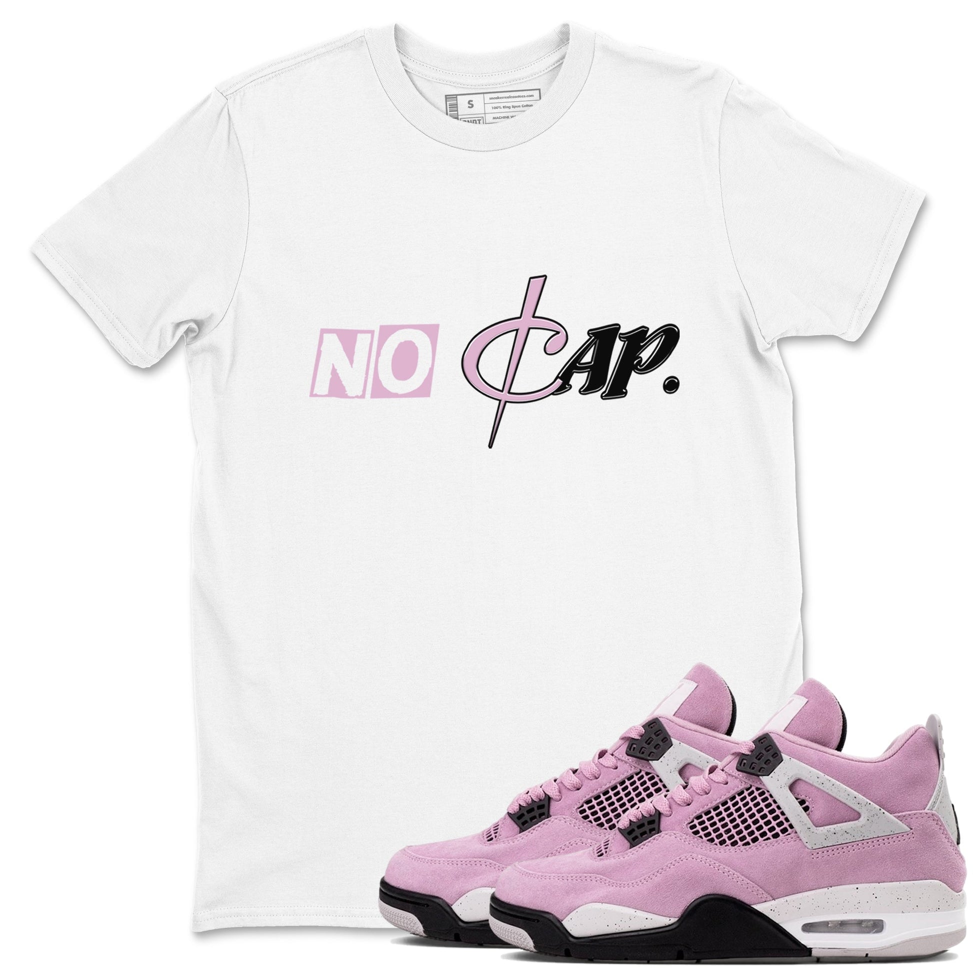 4s Retro Orchid shirts to match jordans No Cap sneaker match tees Air Jordan 4 WMNS Orchid match shoes to clothes SNRT Sneaker Tees unisex cotton White 1 shirts