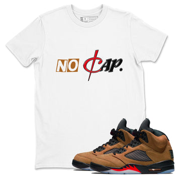 5s Archaeo Brown shirts to match jordans No Cap sneaker match tees Air Jordan 5 Archaeo Brown match shoes to clothes SNRT Sneaker Tees unisex cotton White 1 shirts