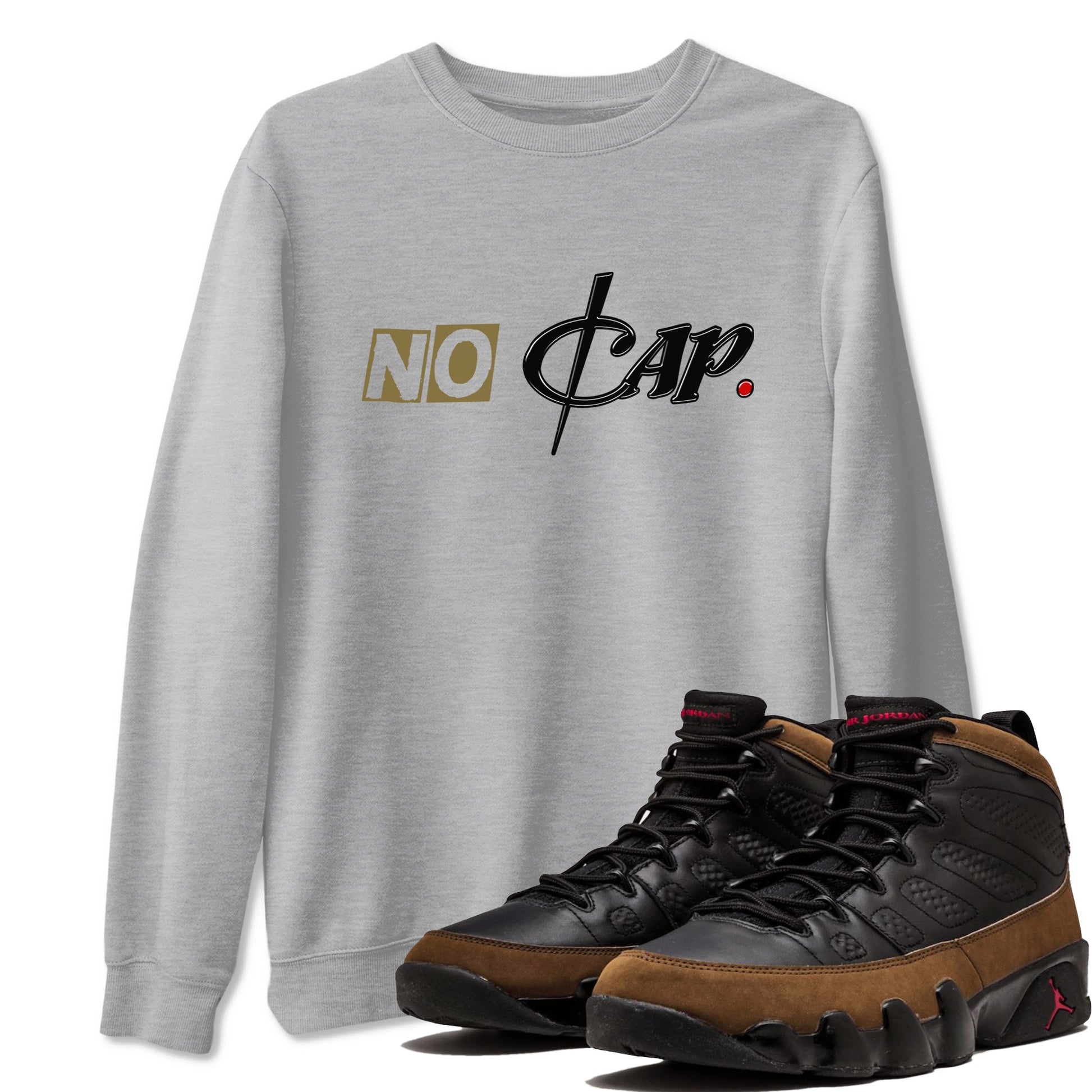 9s Olive shirts to match jordans No Cap sneaker match tees Air Jordan 9 Olive match shoes to clothes SNRT Sneaker Tees unisex cotton Heather Grey 1 shirts