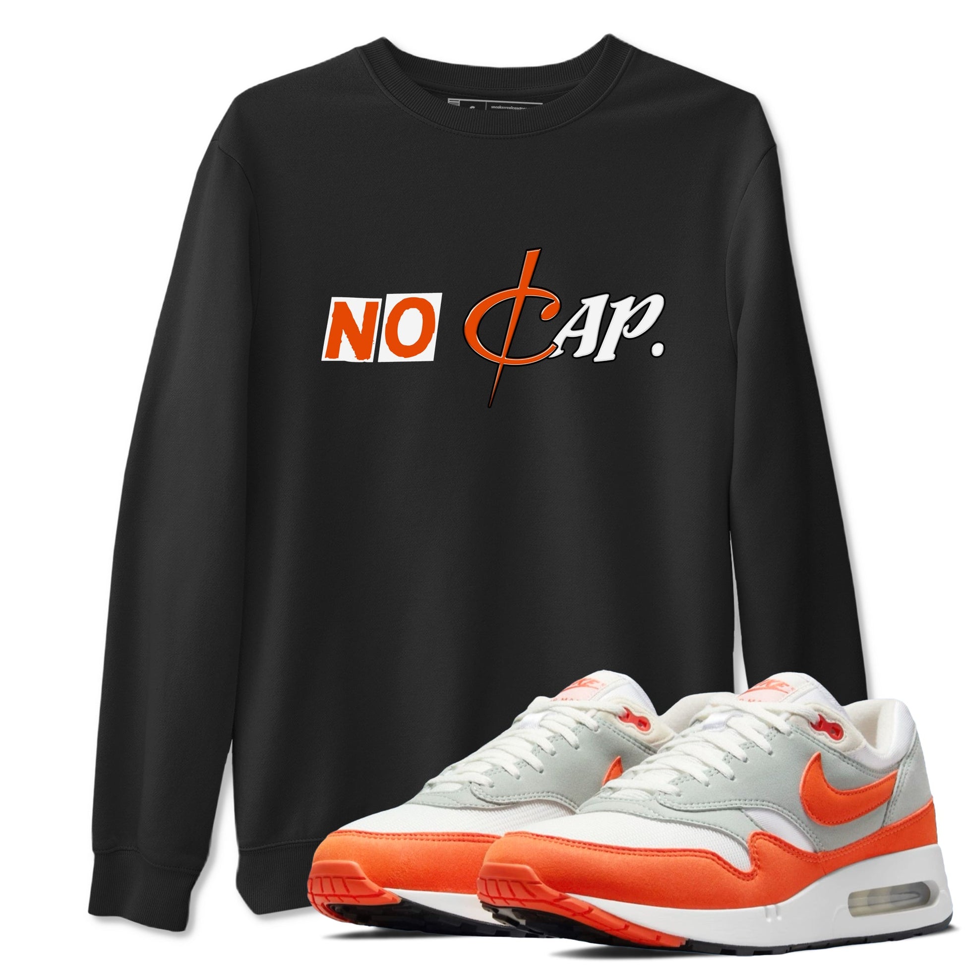 Air Max 1 OG '86 'Summit White and Cosmic Clay shirts to match jordans No Cap sneaker match tees Air Max 1 Cosmic Clay match shoes to clothes SNRT Sneaker Tees unisex cotton Black 1 shirts