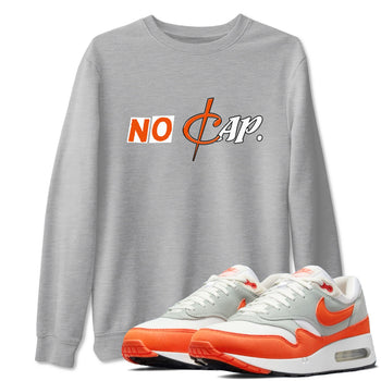 Air Max 1 OG '86 'Summit White and Cosmic Clay shirts to match jordans No Cap sneaker match tees Air Max 1 Cosmic Clay match shoes to clothes SNRT Sneaker Tees unisex cotton Heather Grey 1 shirts