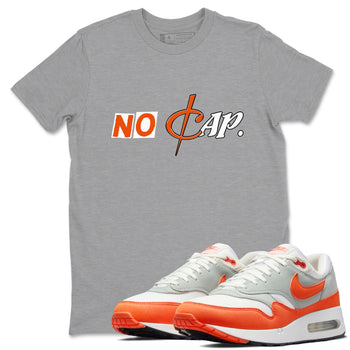 Air Max 1 OG '86 'Summit White and Cosmic Clay shirts to match jordans No Cap sneaker match tees Air Max 1 Cosmic Clay match shoes to clothes SNRT Sneaker Tees unisex cotton Heather Grey 1 shirts