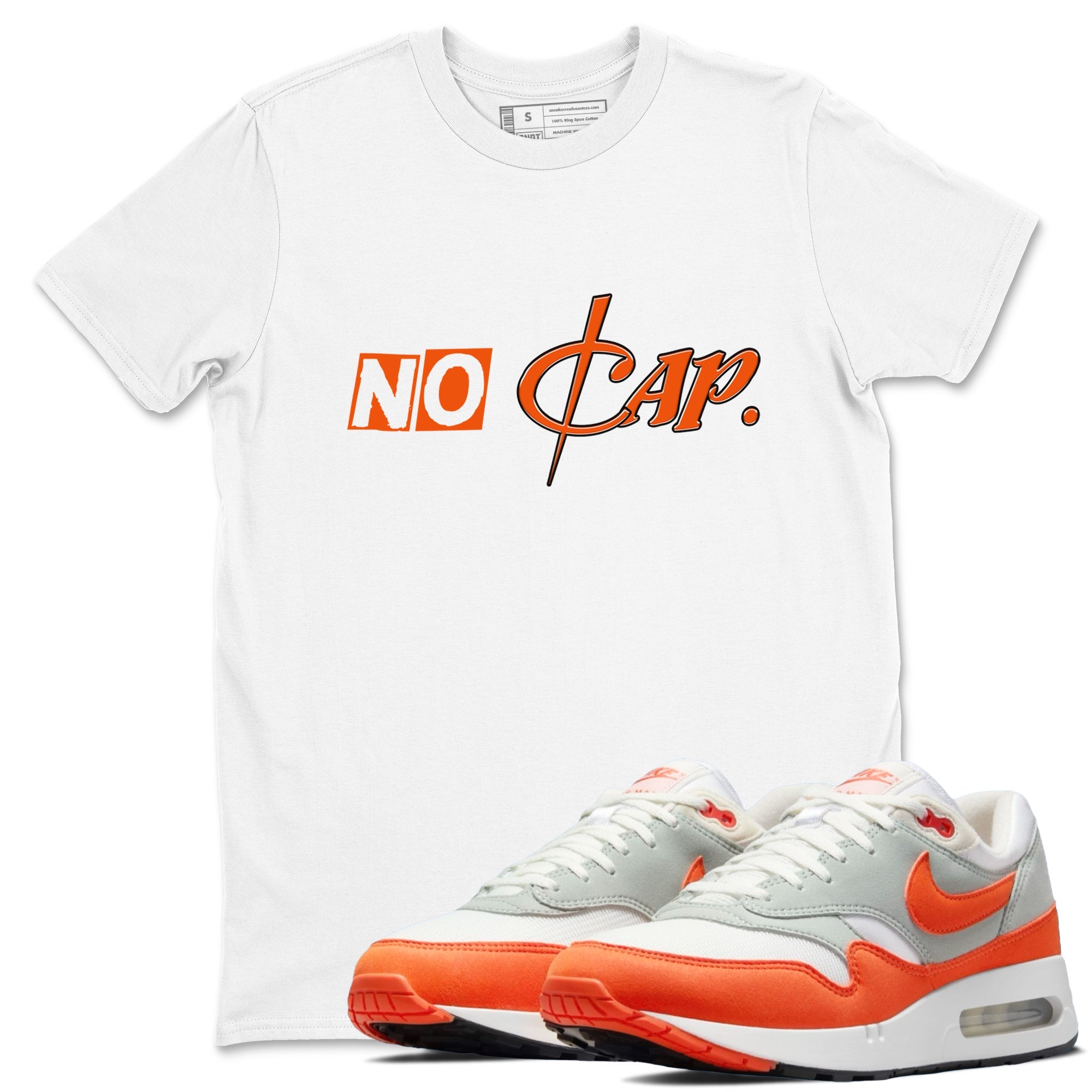 Air Max 1 OG '86 'Summit White and Cosmic Clay shirts to match jordans No Cap sneaker match tees Air Max 1 Cosmic Clay match shoes to clothes SNRT Sneaker Tees unisex cotton White 1 shirts