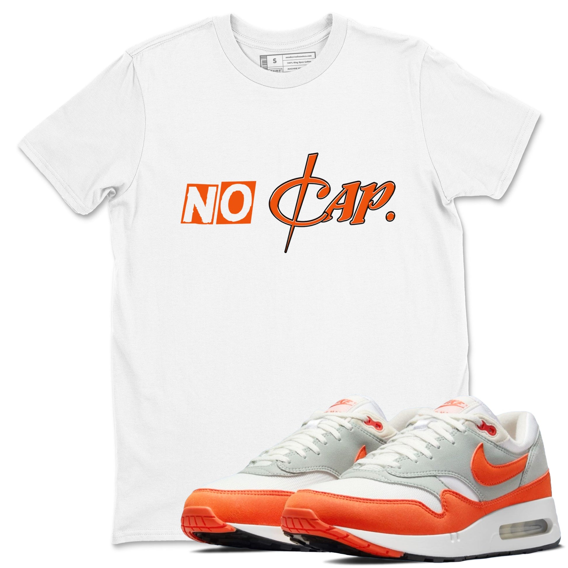 Air Max 1 OG '86 'Summit White and Cosmic Clay shirts to match jordans No Cap sneaker match tees Air Max 1 Cosmic Clay match shoes to clothes SNRT Sneaker Tees unisex cotton White 1 shirts