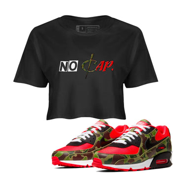 Air Max 90 Duck Camo shirts to match jordans No Cap sneaker match tees Air Max 90 Reverse Duck Camo match shoes to clothes SNRT Sneaker Tees unisex cotton Black 1 crop tee
