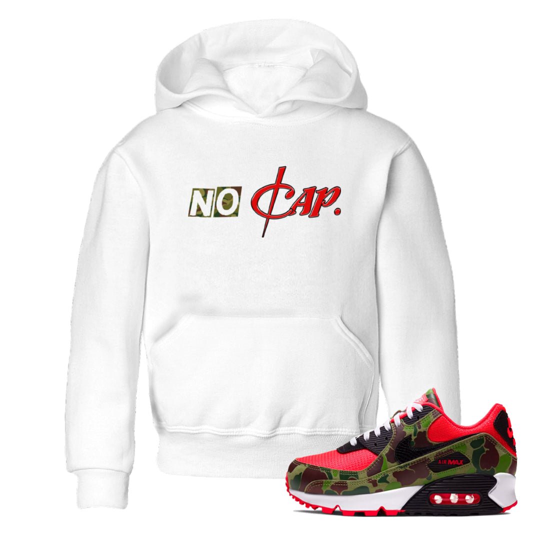 Air Max 90 Duck Camo shirts to match jordans No Cap sneaker match tees Air Max 90 Reverse Duck Camo match shoes to clothes SNRT Sneaker Tees Youth Baby White 1 tee