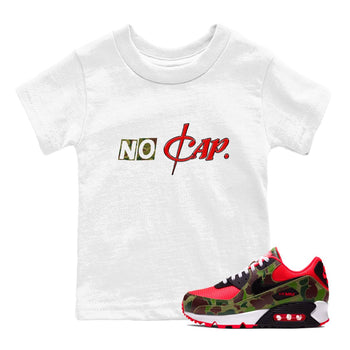 Air Max 90 Duck Camo shirts to match jordans No Cap sneaker match tees Air Max 90 Reverse Duck Camo match shoes to clothes SNRT Sneaker Tees Youth Baby White 1 tee