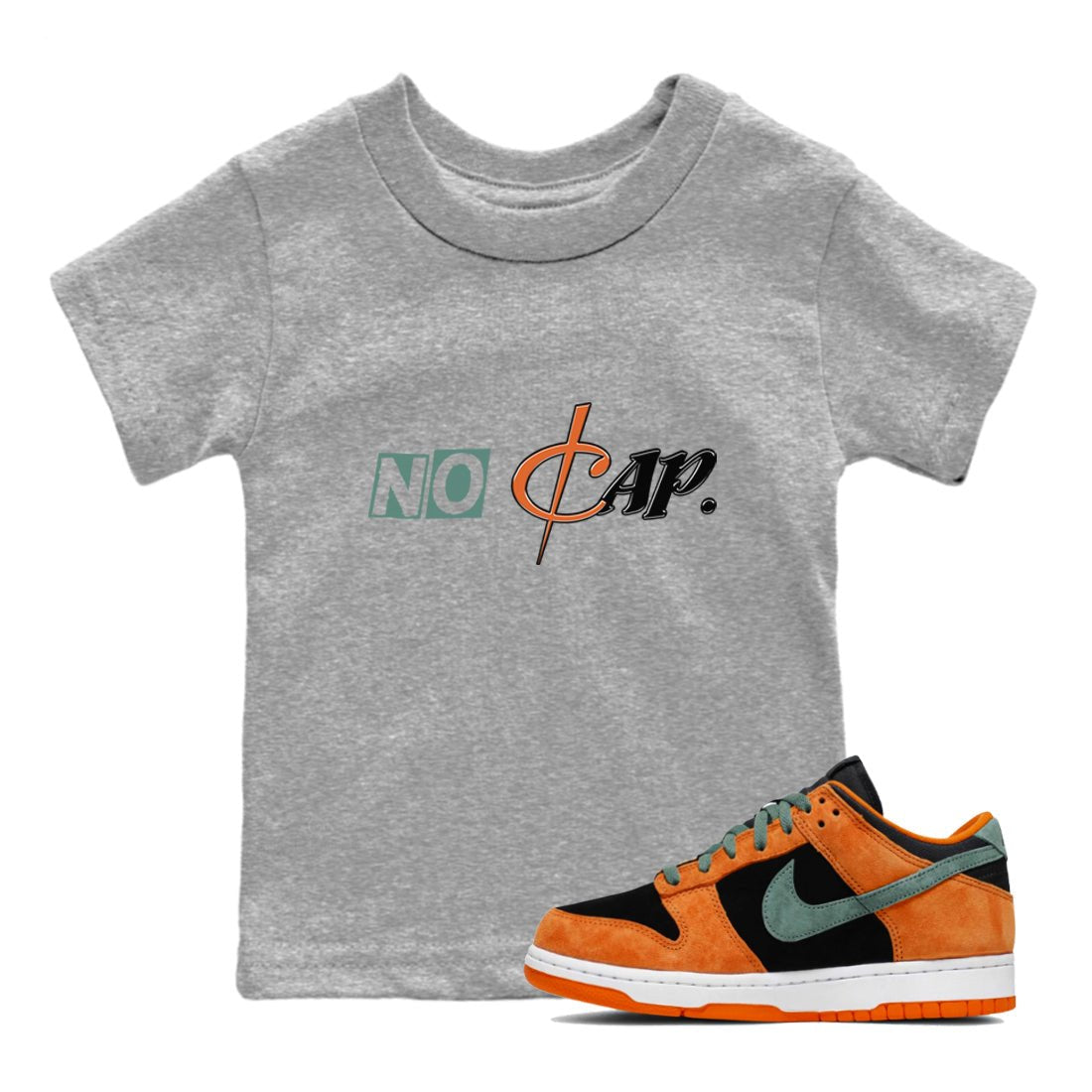 Dunk Low Ceramic shirts to match jordans No Cap sneaker match tees Dunk Ceramic match shoes to clothes SNRT Sneaker Tees Youth Baby Heather Grey 1 tee