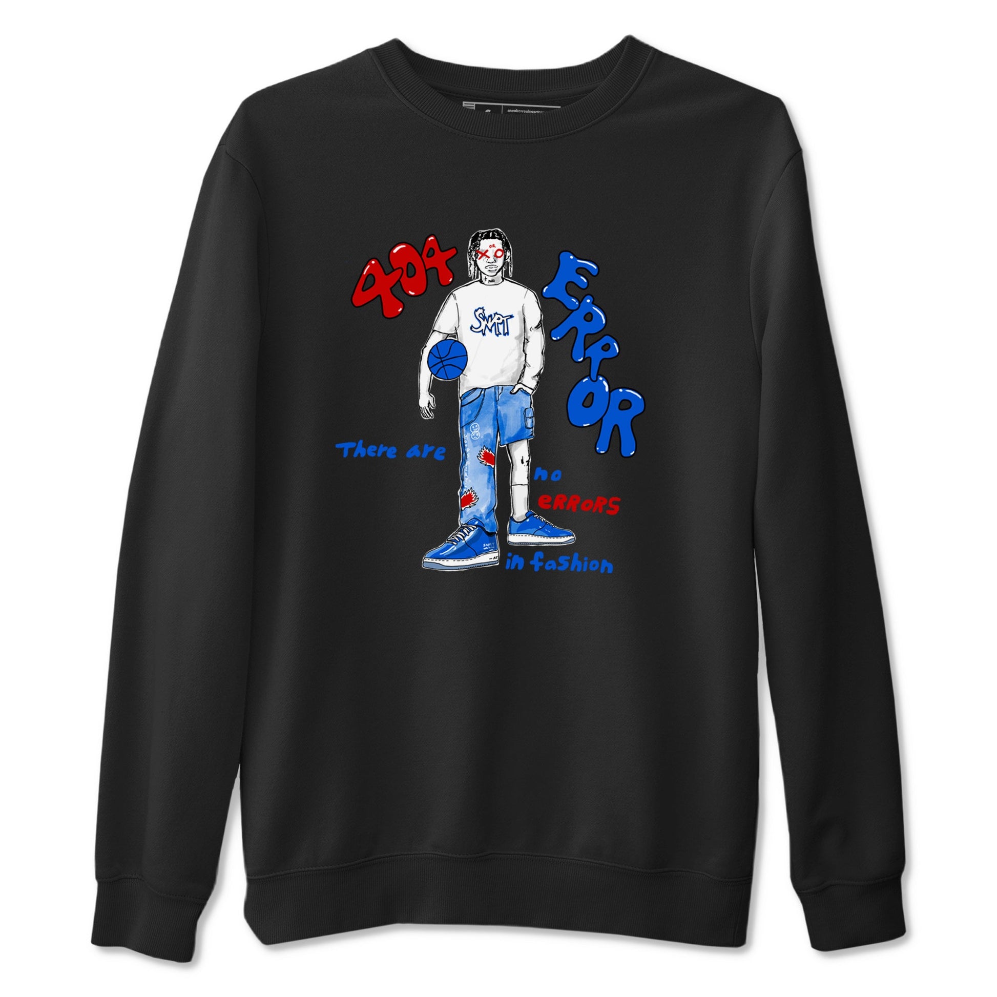 Air Force 1 404 Error shirt to match jordans No Errors In Fashion sneaker tees Air Force 1 404 Error SNRT Sneaker Release Tees unisex cotton Black 2 crew neck shirt