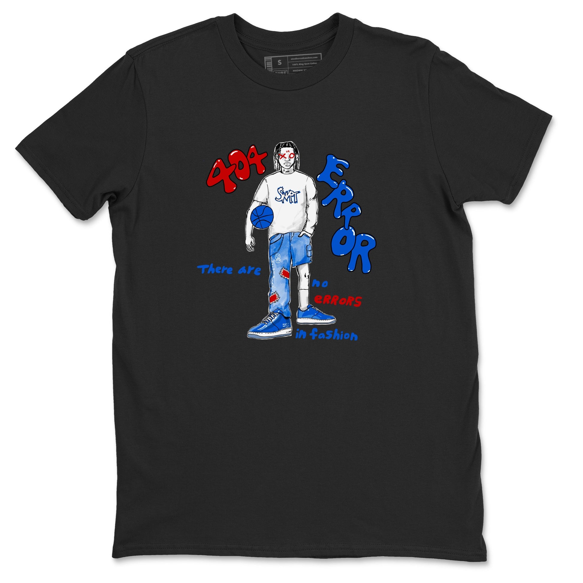 Air Force 1 404 Error shirt to match jordans No Errors In Fashion sneaker tees Air Force 1 404 Error SNRT Sneaker Release Tees unisex cotton Black 2 crew neck shirt
