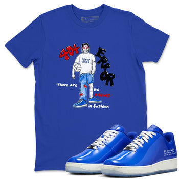 Air Force 1 404 Error shirt to match jordans No Errors In Fashion sneaker tees Air Force 1 404 Error SNRT Sneaker Release Tees unisex cotton Royal Blue 1 crew neck shirt