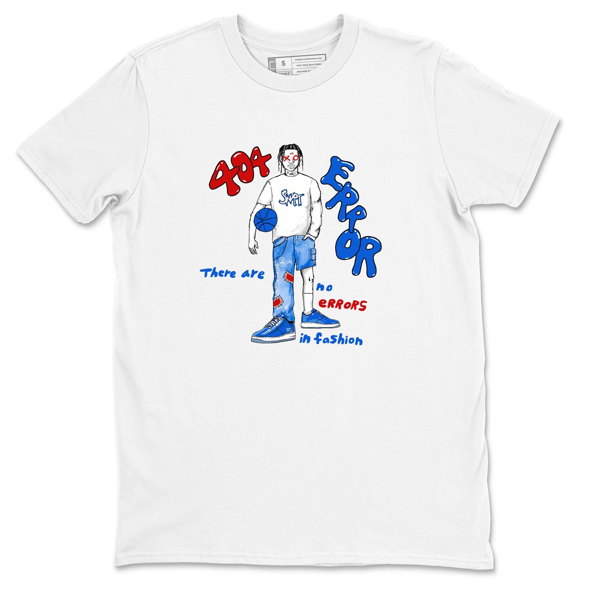 Air Force 1 404 Error shirt to match jordans No Errors In Fashion sneaker tees Air Force 1 404 Error SNRT Sneaker Release Tees unisex cotton White 2 crew neck shirt