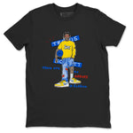 Air Jordan 1 Travis x Scott x Canary shirt to match jordans No Errors In Fashion sneaker tees Air Jordan 1 Travis Scott Canary SNRT Sneaker Release Tees unisex cotton Black 2 crew neck shirt