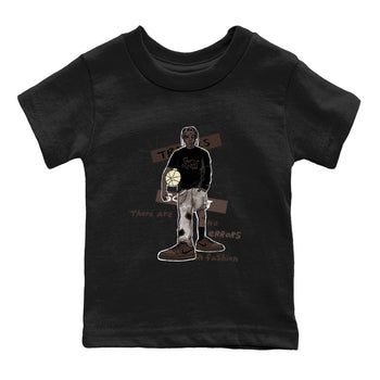 1s Travis Scott Velvet Brown shirts to match jordans No Errors In Fashion best t shirts to wear with jordans Travis Scott x Air Jordan 1 Low OG Velvet Brown match shoes to clothes SNRT Sneaker Tees Youth Baby Black 2 tee