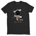 Jordan Jumpman Jack Travis Scott Dark Mocha shirts to match jordans No Errors In Fashion sneaker match tees Jordan Jumpman Jack Travis Scott Dark Mocha SNRT Sneaker Tees streetwear brand Black 2 unisex cotton tee