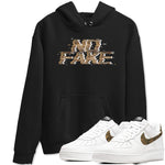 AF1 Ivory Snake shirt to match jordans No Fake Glitch sneaker tees Air Force 1 Ivory Snake SNRT Sneaker Release Tees unisex cotton Black 1 crew neck shirt