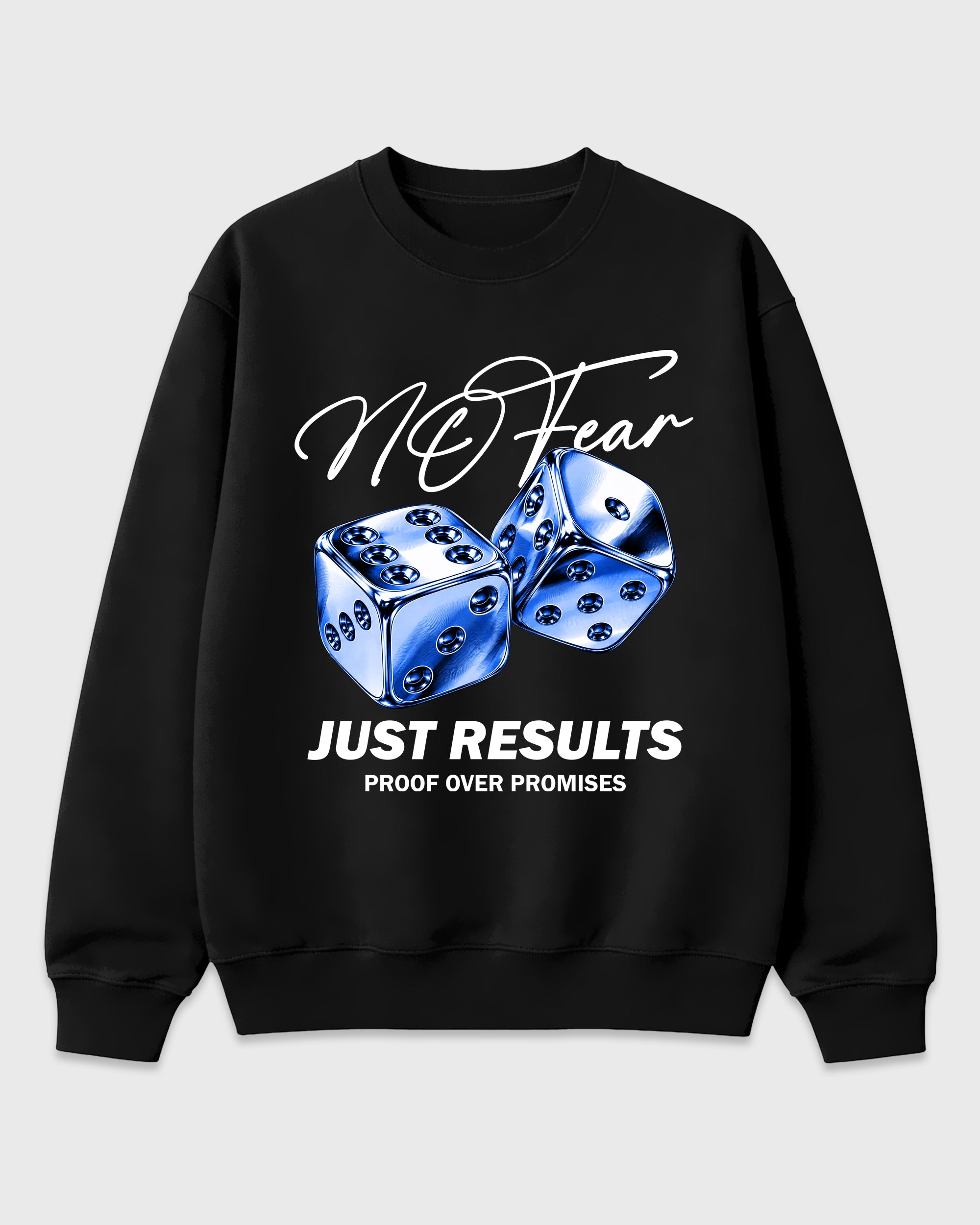 No Fear Graphic T-Shirt featuring original streetwear artwork designed to match the Air Jordan 1 Royal. Black 2 Graphic Tee.