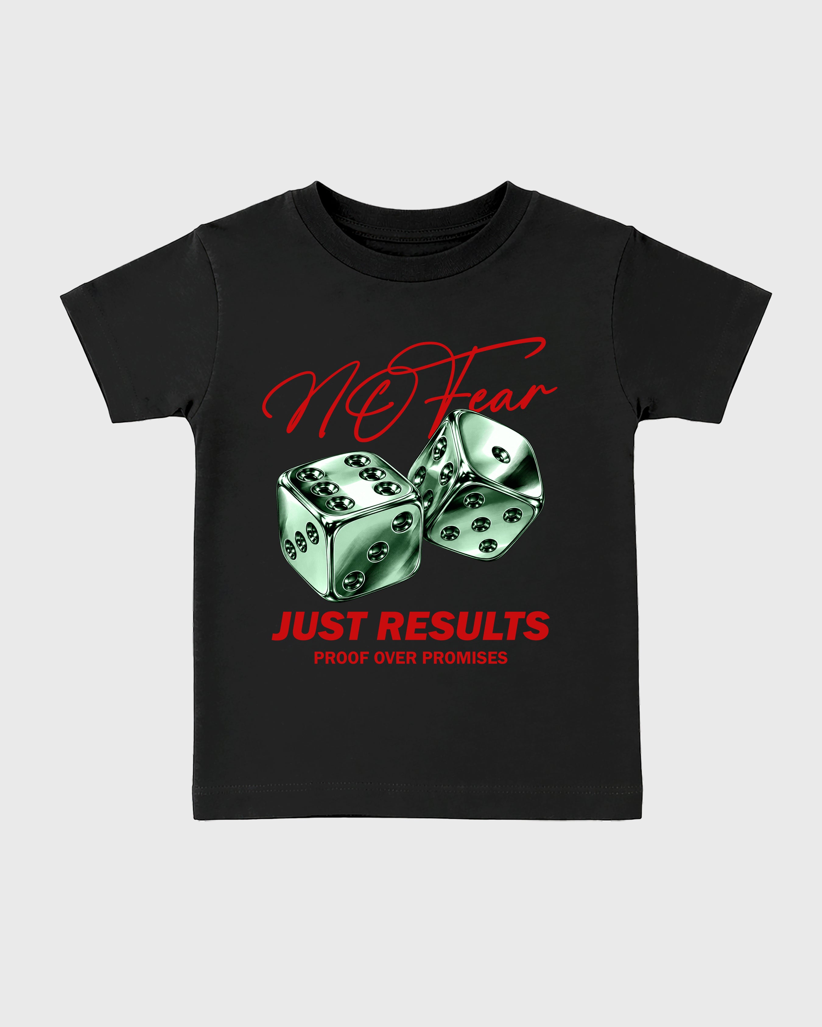 No Fear Baby & Kids Graphic T-Shirt featuring original artwork designed to match the Air Jordan 5 Halloween. Black 2 Kids Graphic Tee.