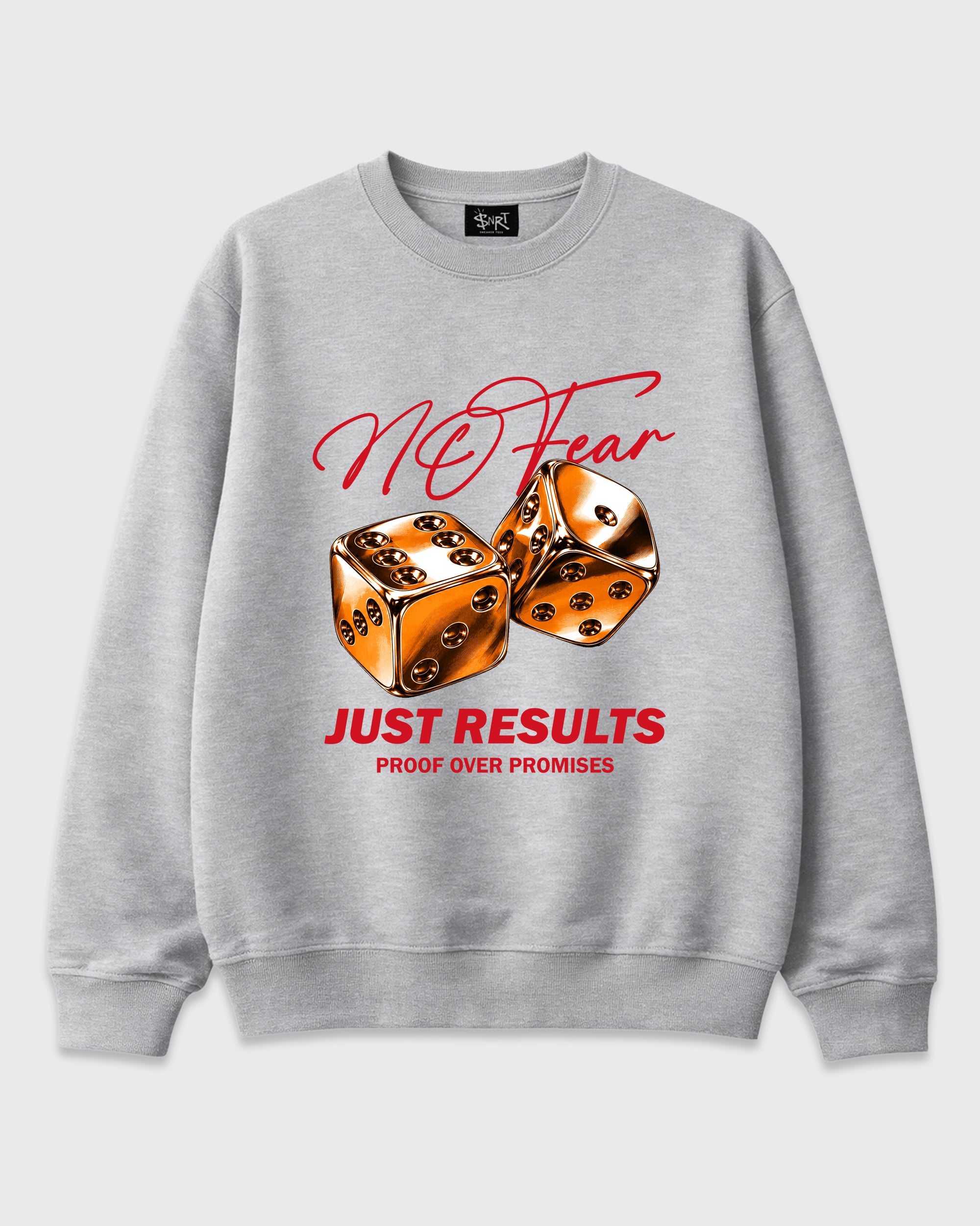 No Fear Graphic T-Shirt featuring original streetwear artwork designed to match the Air Jordan 5 Sunset. Heather Grey 2 Graphic Tee.