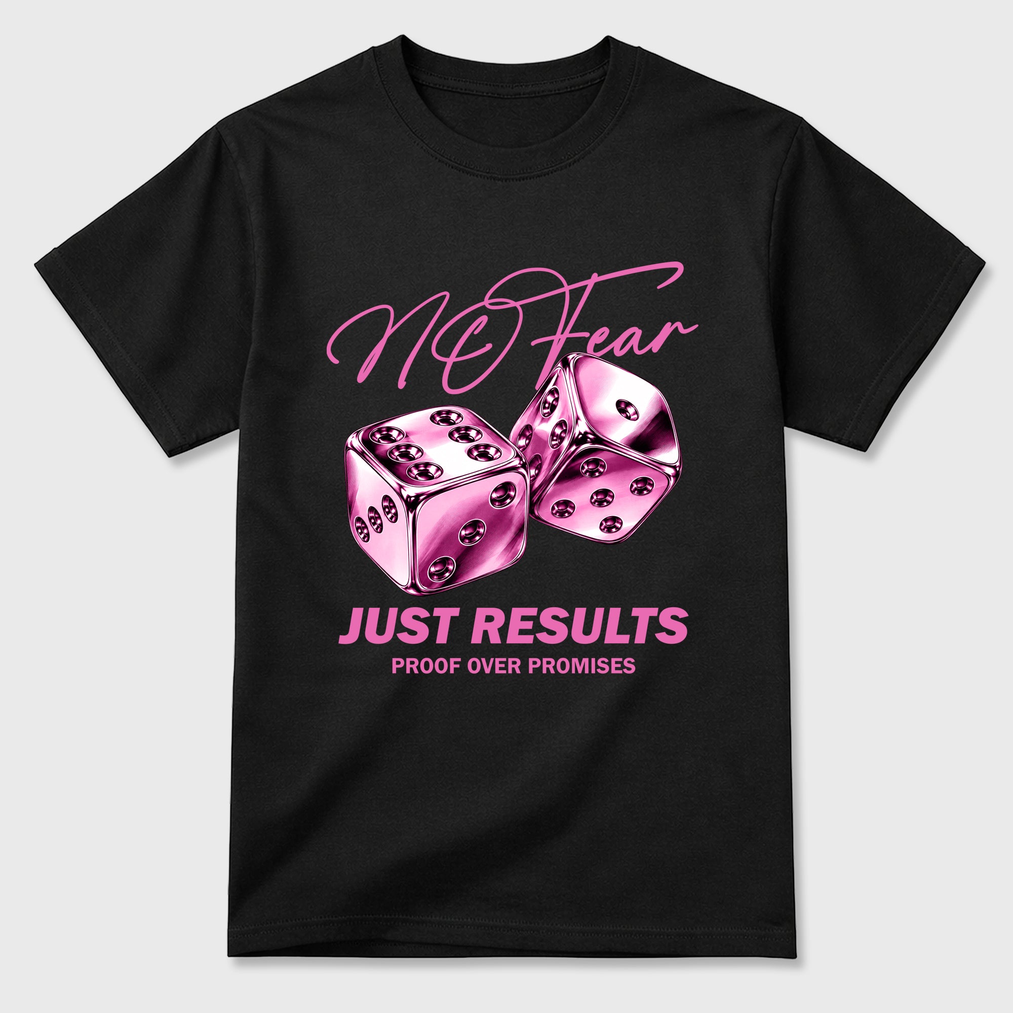 No Fear Graphic T-Shirt featuring original streetwear artwork designed to match the Air Jordan 6 Playful Pink. Black 2 Graphic T-Shirt.