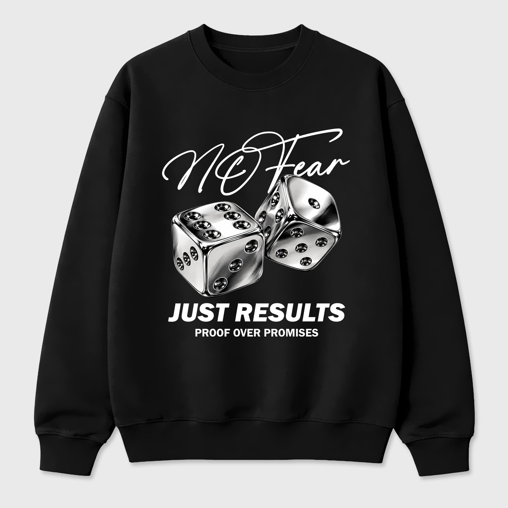 No Fear Graphic T-Shirt featuring original streetwear artwork designed to match the Air Jordan 8 Chrome. Black 2 Graphic Tee.