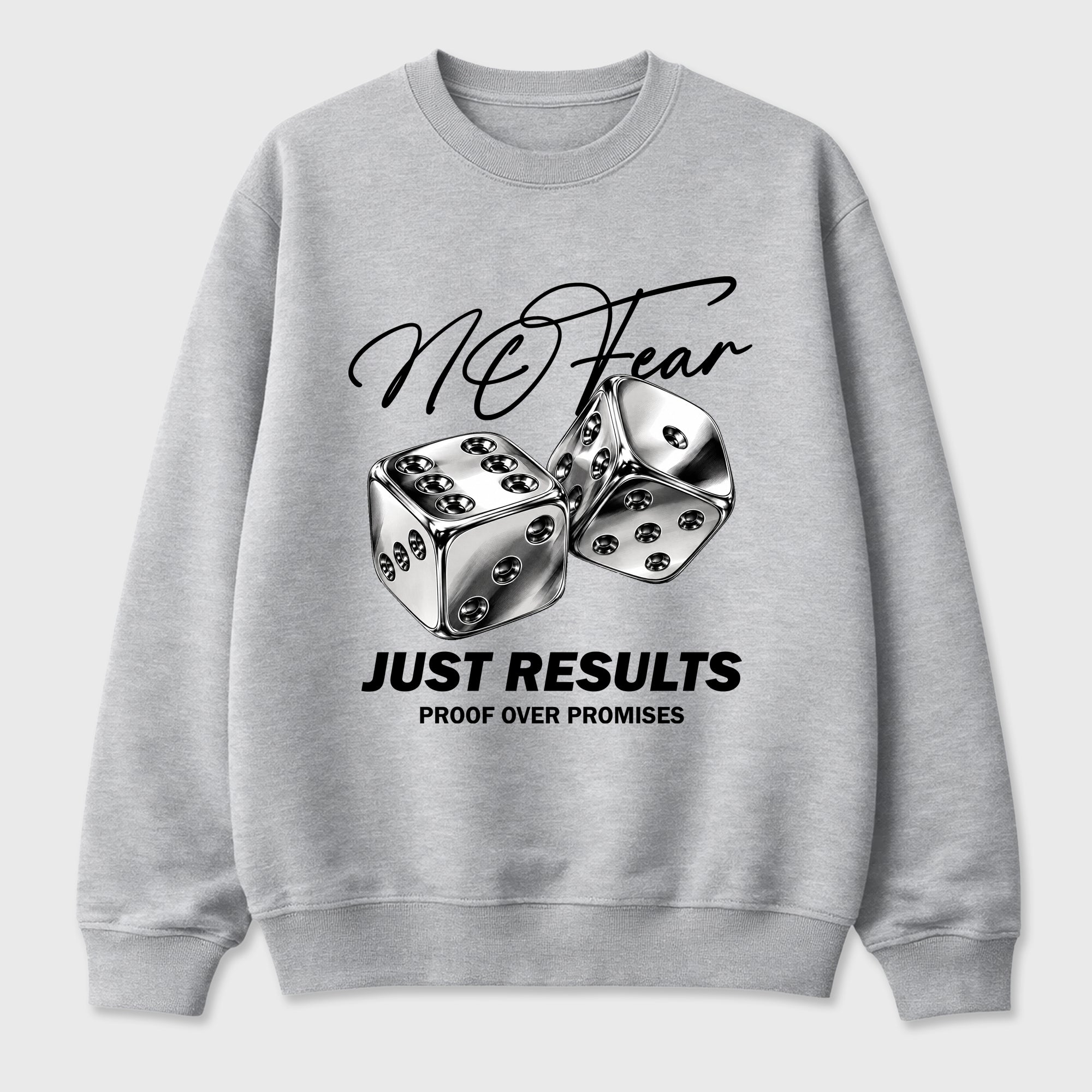 No Fear Graphic T-Shirt featuring original streetwear artwork designed to match the Air Jordan 8 Chrome. Heather Grey 2 Graphic Tee.