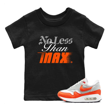Air Max 1 OG '86 'Summit White and Cosmic Clay shirts to match jordans No Less Than Max sneaker match tees Air Max 1 Cosmic Clay match shoes to clothes SNRT Sneaker Tees Youth Baby Black 1 tee