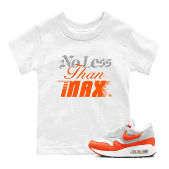 Air Max 1 OG '86 'Summit White and Cosmic Clay shirts to match jordans No Less Than Max sneaker match tees Air Max 1 Cosmic Clay match shoes to clothes SNRT Sneaker Tees Youth Baby White 1 tee